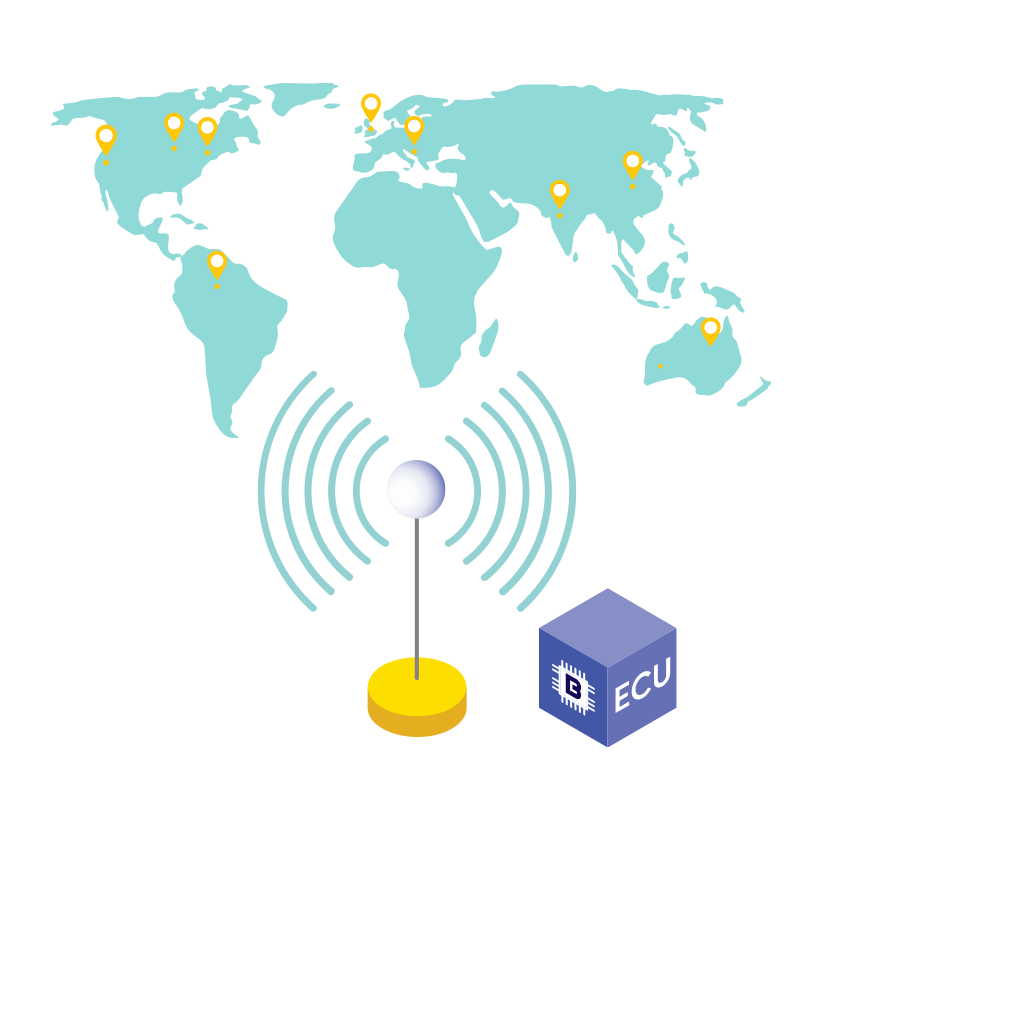 cellular_channel_management_world_map_antenna